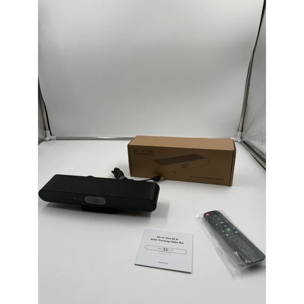 Polatab Conference Room Camera All In One 4k Webcome With Microphone And Speaker